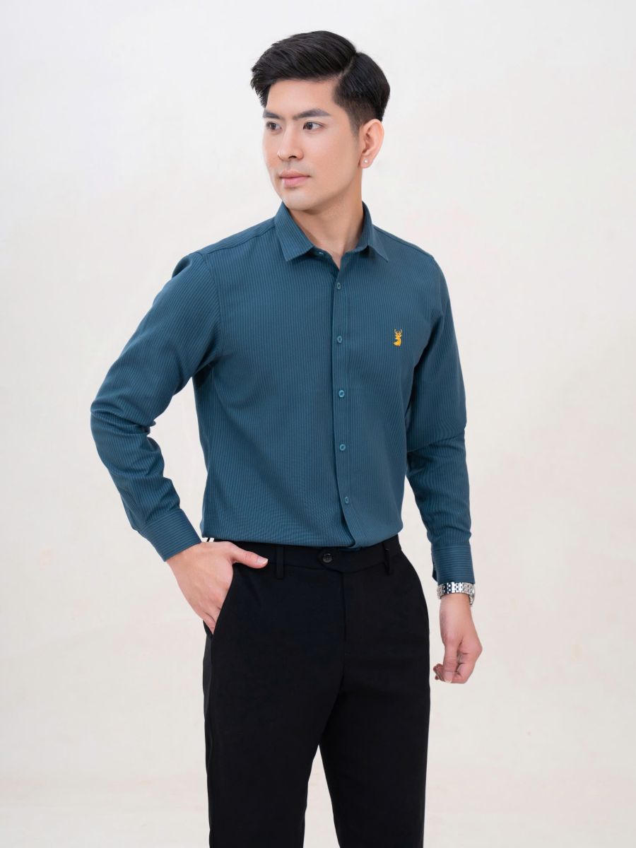 ÁO SƠMI KẺ SỌC DÀI TAY ALTORA