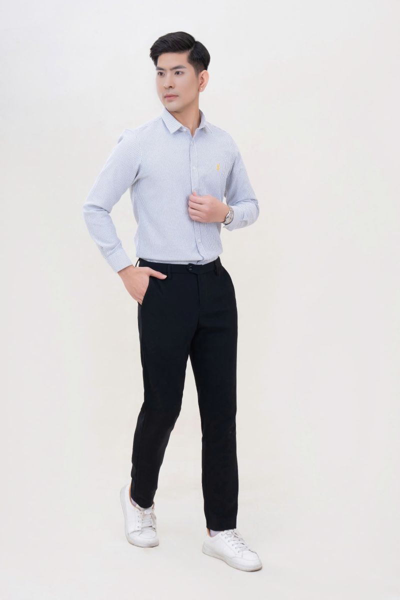 ÁO SƠMI KẺ SỌC DÀI TAY ALTORA